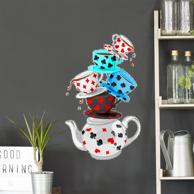 Wonder Tea Party Pyramid shown on a wall