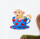 Wonderland Teacup Dormouse Wall Decal