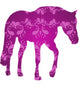Ornaments Horse Silhouette 