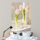 Vases of Hyacinths Wall Mural
