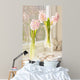 Vases of Hyacinths Wall Mural