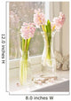 Vases of Hyacinths Wall Mural