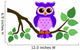 Cute Owl Sitting on a Branch 
