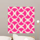Seamless Pink Vector Pattern Wall Decal