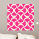 Seamless Pink Vector Pattern Wall Decal