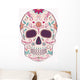 Day of the Dead skull with ornament Wall Decal