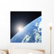 Earth with Rising Sun Wall Decal