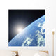 Earth with Rising Sun Wall Decal