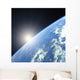 Earth with Rising Sun Wall Decal