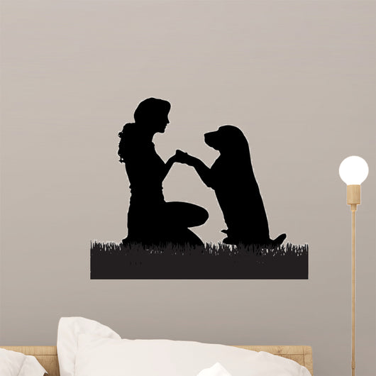 Vector Silhouette of a Woman 