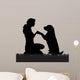 Vector Silhouette of a Woman 