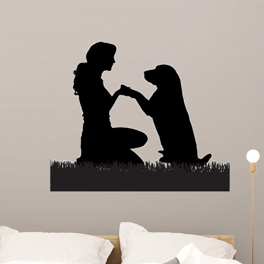 Vector Silhouette of a Woman 