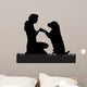 Vector Silhouette of a Woman 