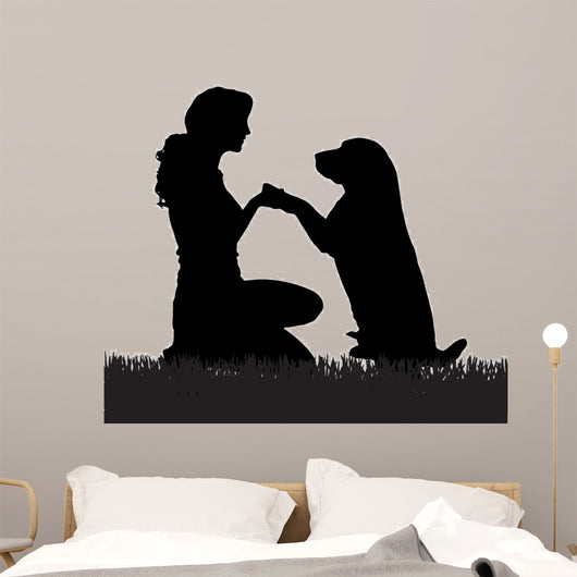 Vector Silhouette of a Woman 