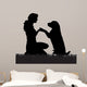 Vector Silhouette of a Woman 