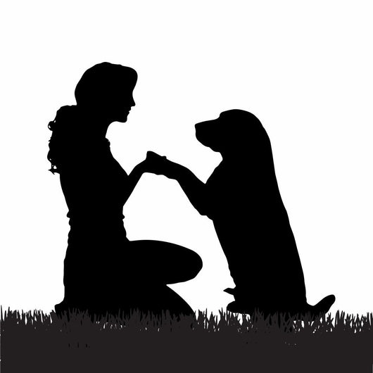 Vector Silhouette of a Woman 