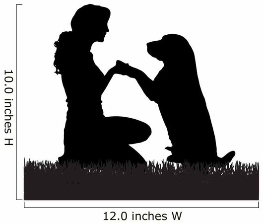 Vector Silhouette of a Woman 