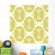 Wavy Golden Seamless Wallpaper Wall Decal