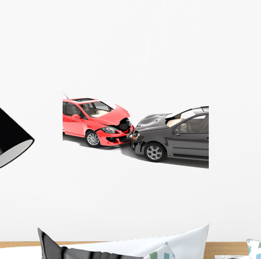 Car accident Wall Decal