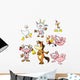 Farm Animals Funny Cartoon Wall Decal Sticker Set