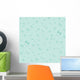 Drops Seamless Pattern Blue Wall Decal