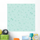 Drops Seamless Pattern Blue Wall Decal