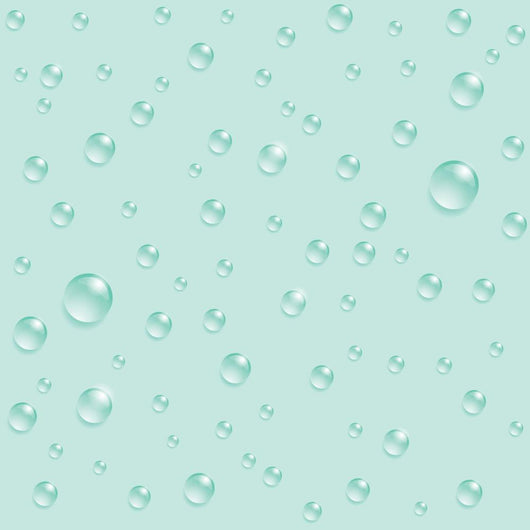 Drops Seamless Pattern Blue Wall Decal