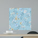 Beautiful Seamless Vintage Floral Wall Decal
