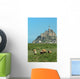 Mont Saint-Michel and lambs - France - Europa Wall Mural