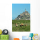Mont Saint-Michel and lambs - France - Europa Wall Mural