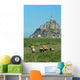 Mont Saint-Michel and lambs - France - Europa Wall Mural
