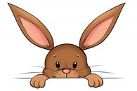 Lunzendes Easter Bunny Wall Decal