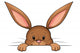 Lunzendes Easter Bunny Wall Decal