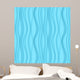 Blue Seamless Wavy Texture Wall Decal