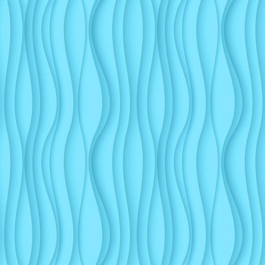 Blue Seamless Wavy Texture Wall Decal