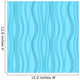 Blue Seamless Wavy Texture Wall Decal