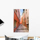 Italian Town Narrow Street Wall Decal