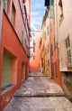 Italian Town Narrow Street Wall Decal
