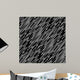 Black and White Abstract Wall Decal