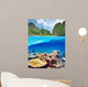 Lagoon with coral reef underwater view 