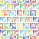 Seamless Geometric Pattern Wall Decal Design 1