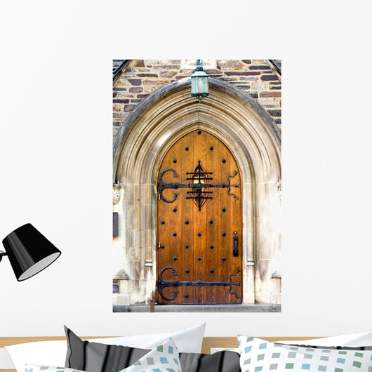 Entrance to dormitory of Princeton University, New Jersey, USA Wall Mural