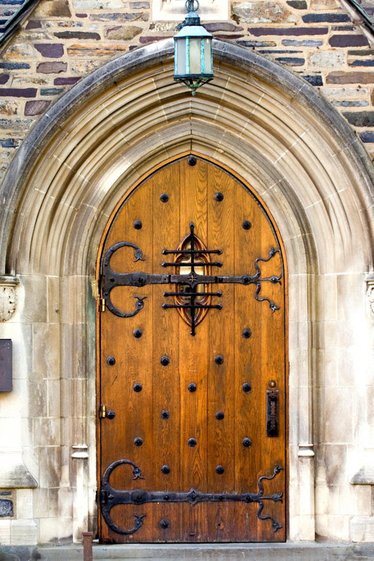 Entrance to dormitory of Princeton University, New Jersey, USA Wall Mural
