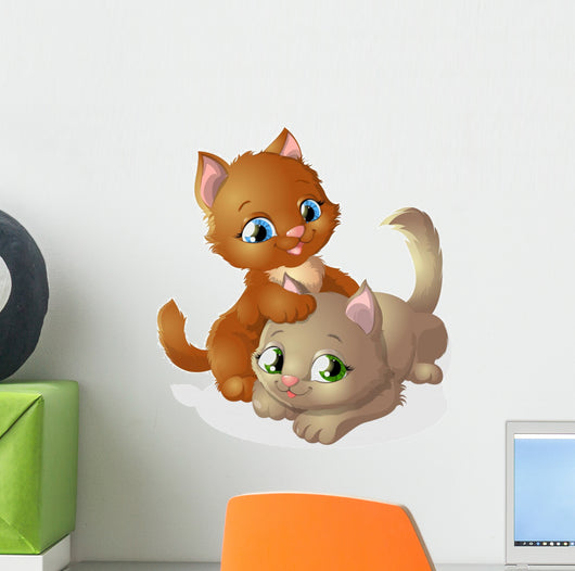 play kitten Wall Decal