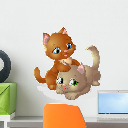 play kitten Wall Decal