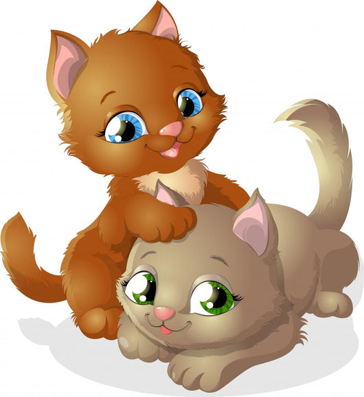 play kitten Wall Decal