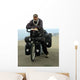 Fully Loaded Cyclist Mont Wall Decal