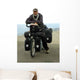 Fully Loaded Cyclist Mont Wall Decal