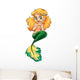 A pretty green mermaid Wall Decal