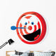 Funny Red and White Wall Decal